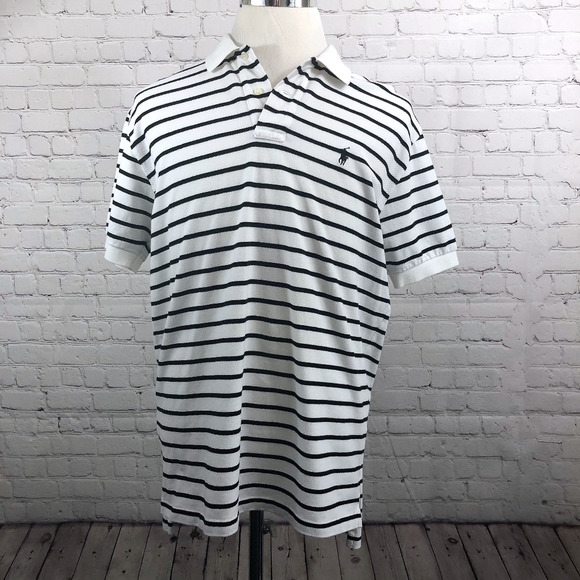 Polo Ralph Lauren Other - Polo by Ralph Lauren Polo Shirt White/Navy Stripes